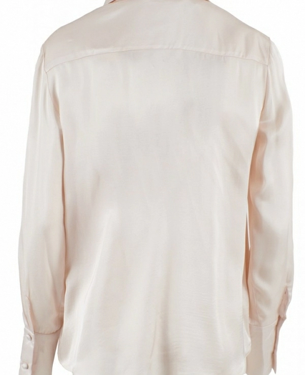 BLUSA DE MANGA LARGA EN COLOR BEIGE