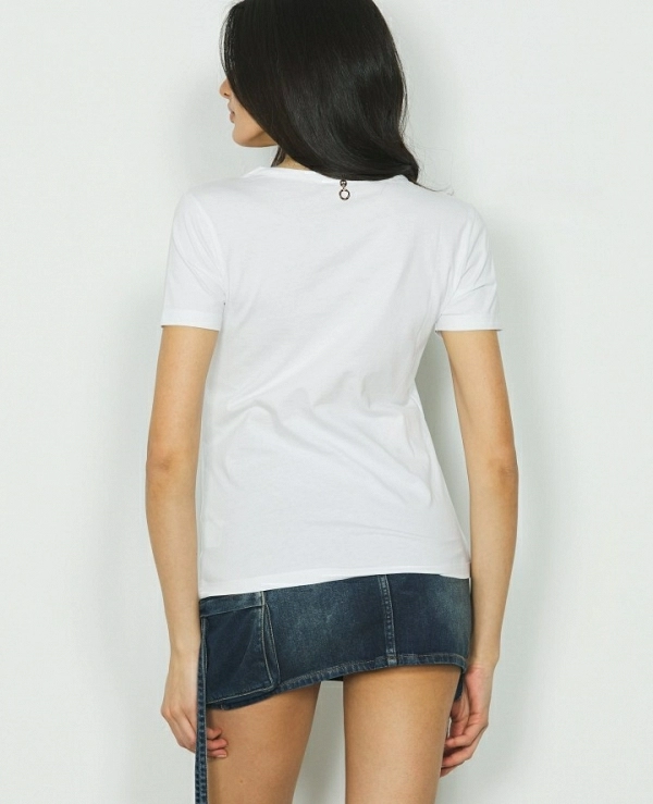 Camiseta ANNACHIARA collar ms lazo