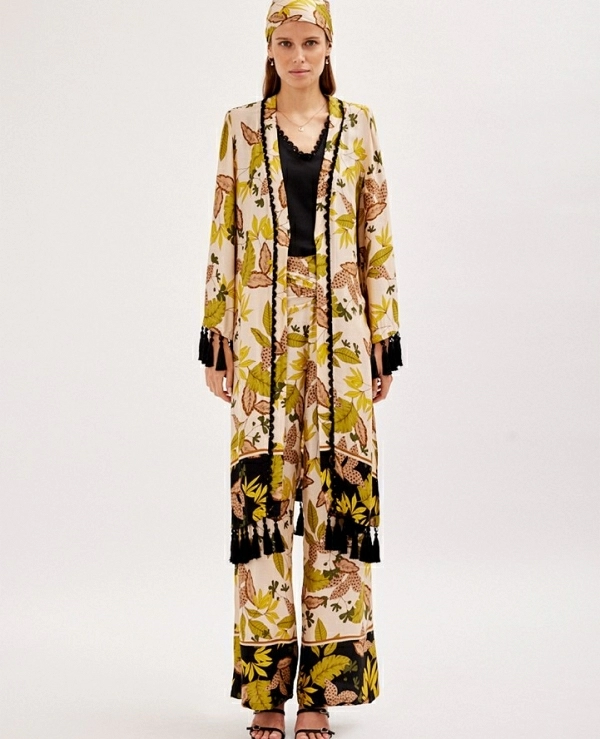 KAFTAN BORLAS ESTAMPADO