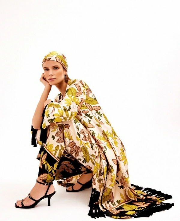 KAFTAN BORLAS ESTAMPADO